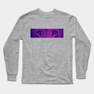 Lion Eyes (Plum) Long Sleeve T-Shirt